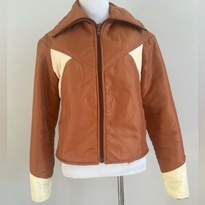 BECONTA vintage ski style zip up jacket coat retro Alo style- Size 12